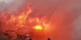 فيديو للقطار المتفحم.. في “رحلة الموت”