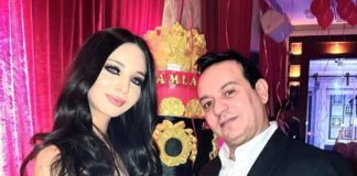 صور: علاء الشابي يحتفل بعيد ميلاد زوجته في أحد النزل الفاخرة ويثير الجدل