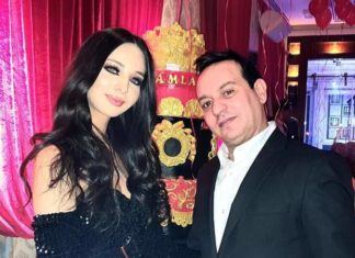 صور: علاء الشابي يحتفل بعيد ميلاد زوجته في أحد النزل الفاخرة ويثير الجدل