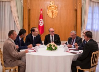 توقيع مذكرة التعاقد بين الأحزاب والكتل البرلمانية المكونة للائتلاف الحكومي