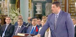فيديو: الوزير الجديد علي الحفصي يترك المصحف ويؤدي القسم على الطاولة؟
