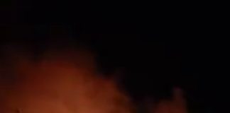 فيديو: حريق هائل في سوق “الفريب” بخزندار
