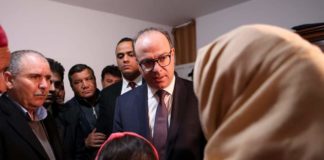 إلياس الفخفاخ يتحول إلى منزل شهيد الوطن الملازم أول توفيق محمد الميساوي
