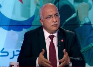 بالفيديو : الهاروني “متشنجا ” يتهم الحزب الدستوري الحر مباشرة بالدعوة الى الحرب الاهلية
