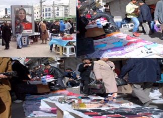 بالحجارة والأسلحة البيضاء:معركة حامية بسوق بومنديل