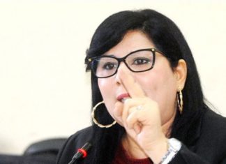 احتجاز عبير موسي وكتلتها في مكتب الحبيب خذر في المجلس