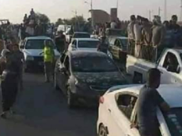 فيديو: أهالي رمادة يغادرون المدينة باتجاه المعبر الحدودي ذهيبة وازن