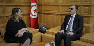 وزير الثقافة يلتقي بالفنانة امينة فاخت