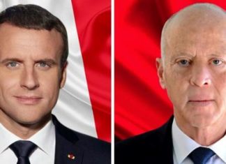 فحوى المكالمة الهاتفية بين قيس سعيد وماكرون