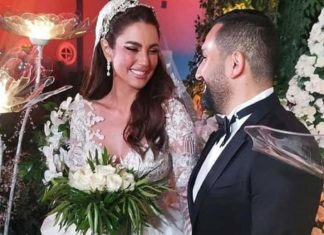 أولى صور زفاف درة زروق