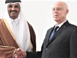 أهم الملفات المطروحة أمام رئيس الجمهورية وأمير دولة قطر