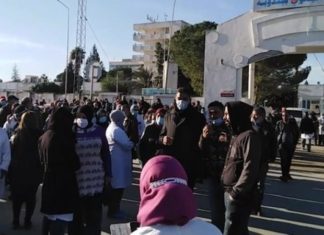 دموع وزغاريد وأسطول من السيارات في وداع شهيد الطب بجندوبة