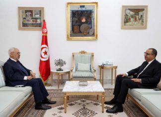 في لقاء المشيشي بالغنوشي: سعي لايجاد حلول للمسائل الاجتماعية والاقتصادية لتونس