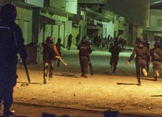 الشابة: تجدد الاحتجاجات وإصابة عدد من الأمنيين واختناق في صفوف المحتجين