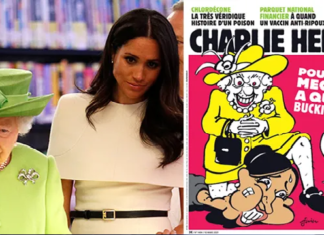 ”شارلي إيبدو” تستفز البريطانيين بكاريكاتور للملكة إليزابيث