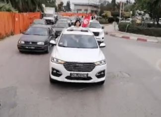 الدستوري الحر ينظّم مسيرة بالسيارات(فيديو)