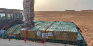 إحباط محاولة تهريب 300 ألف قرص مخدر (صور)