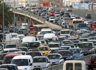 شلل في حركة المرور بمداخل العاصمة