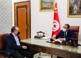 المشيشي يستقبل الطرابلسي ويؤكد: يجب تحسين أداء وزارة الصحة في هذا الظرف الصعب
