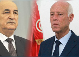 قيس سعيّد والرئيس الجزائريّ يناقشان آخر المستجدّات في تونس