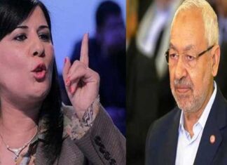 عبير موسي تقاضي راشد الغنوشي