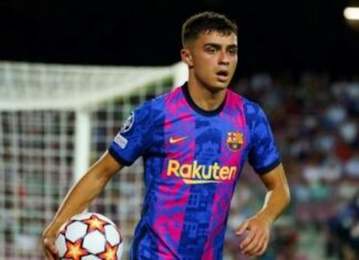 الاسباني بيدري يتوج بجائزة أفضل لاعب شاب لسنة 2021