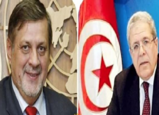 على هامش مؤتمر باريس: الجرندي يلتقي المبعوث الأممي إلى ليبيا