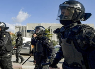 (فيديو) تعزيزات أمنية أمام مقر اتحاد العلماء المسلمين