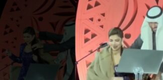 مشهد “رومانسي” بين أصالة وزوجها خلال حفلها الغنائي(فيديو)