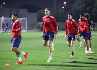 المنتخب التونسي يختتم استعداداته لمواجهة الفراعنة