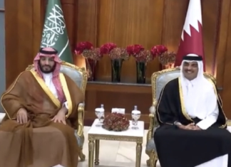 ولي عهد السعودية يقوم بأول زيارة لقطر منذ حل الأزمة الخليجية