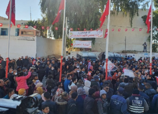 سيدي بوزيد: المعطلون عن العمل يحتجون في ذكرى الثورة..