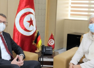التعاون الثنائي في المجالين القانوني والقضائي محو لقاء وزيرة العدل بسفير ألمانيا بتونس