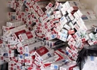 مصالح الديوانة بالمعبر الحدودي برأس جدير تحبط محاولة تهريب كمية من السجائر