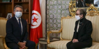 نجلاء بودن تلتقي المبعوث الخاص للرئيس ماكرون