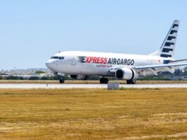 شركة EXPRESS AIR CARGO تعزّز أسطولها بطائرة جديدة بوينغ B737-800، الأولى من نوعها في تونس