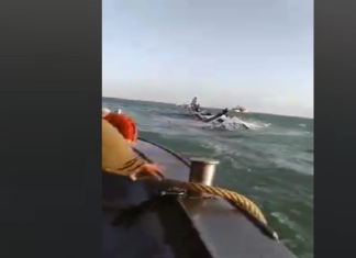 (فيديو) غرق مركب صيد في جربة