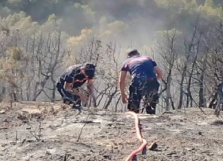 (بالصور) الخسائر التي سببها حريق جبل بوقرنين