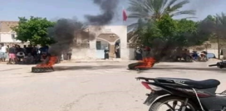 تمغزة: هدوء حذر بعد مناوشات ليلية بين قوات الأمن ومحتجين