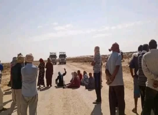 قبلي: وقفة احتجاجية تصعيدية لعملة شركة البستنة أمام مقر الولاية