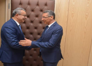 وزير الداخلية يلتقي عميد المحامين