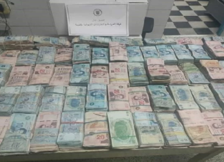 قليبية تحجز مبلغ مالي مهرب بقيمة 380 ألف دينار
