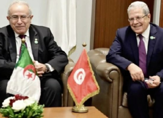 وزير الخارجية التونسي يلتقي بنظيره الجزائري