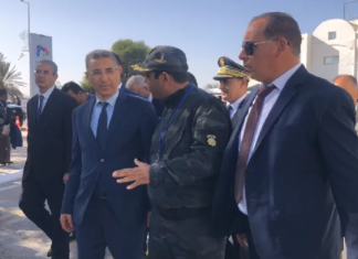 وزير الداخلية يؤدي زيارة إلى القرية للفرنكوفونية بجزيرة جربة