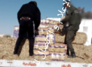 معدّة للتهريب: ضبط أكثر من 7 أطنان من الكسكسي تحت كمية من التبن