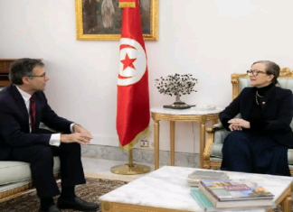 فحوى لقاء رئيسة الحكومة بسفير ايطاليا بتونس