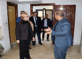 (صور) وزيرة العدل تؤدي زيارة لديوان مساكن القضاة وأعوان الوزارة وتأذن بتنفيذ إجراءات مستعجلة