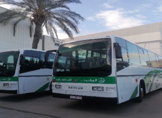 (صور) الشركة الوطنية للنقل بين المدن تتسلّم حافلتين جديدتين