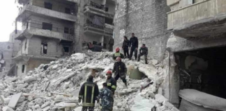 سوريا… مقتل 10 أشخاص بانهيار مبنى في حلب