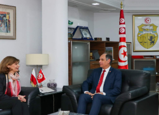 وزير التعليم العالي وسفيرة بولونيا بتونس يبحثان فرص توسيع مجالات التعاون والشراكة